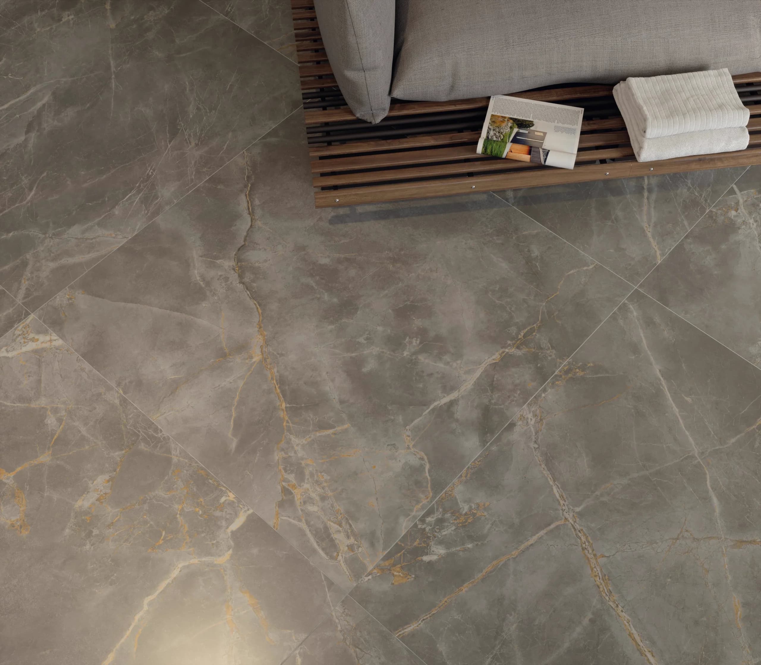 Atlas Plan Porcelain Fior Di Bosco Silk slab