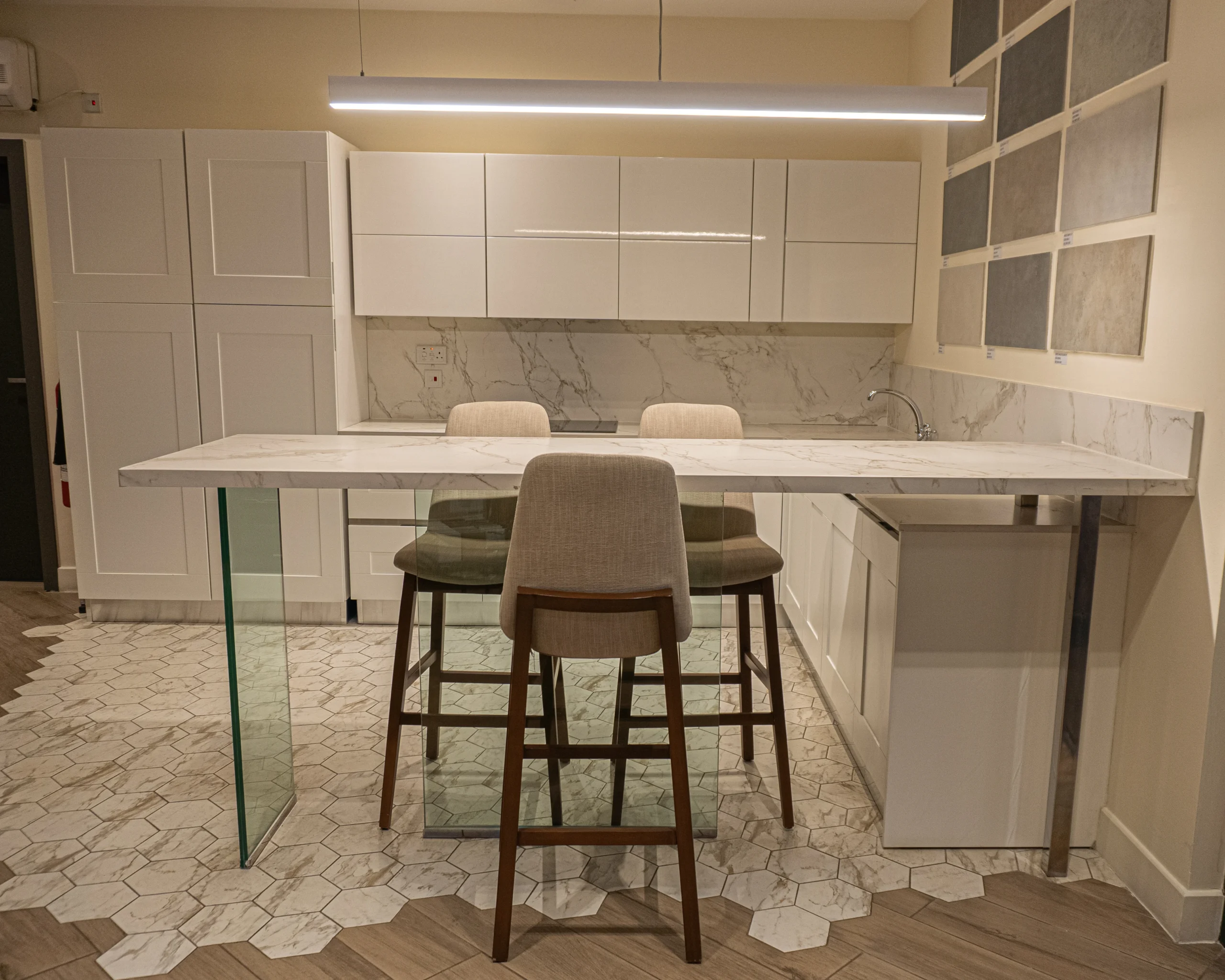 Custom Dekton Aura Kitchen, Luxury Marble-Look Finish, Kenya