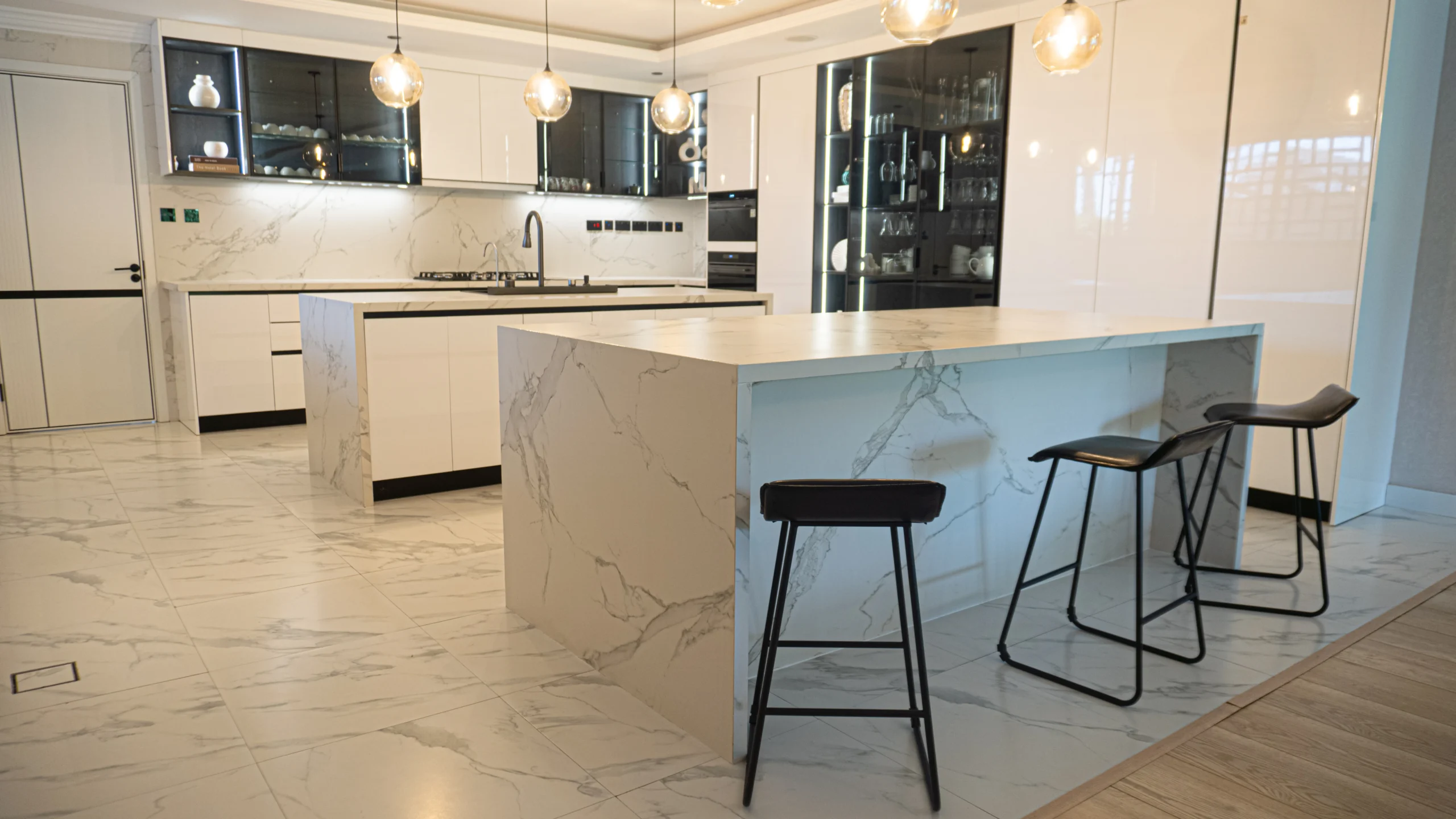 Custom Dekton Aura Kitchen, Luxury Marble-Look Finish, Kenya photo 4
