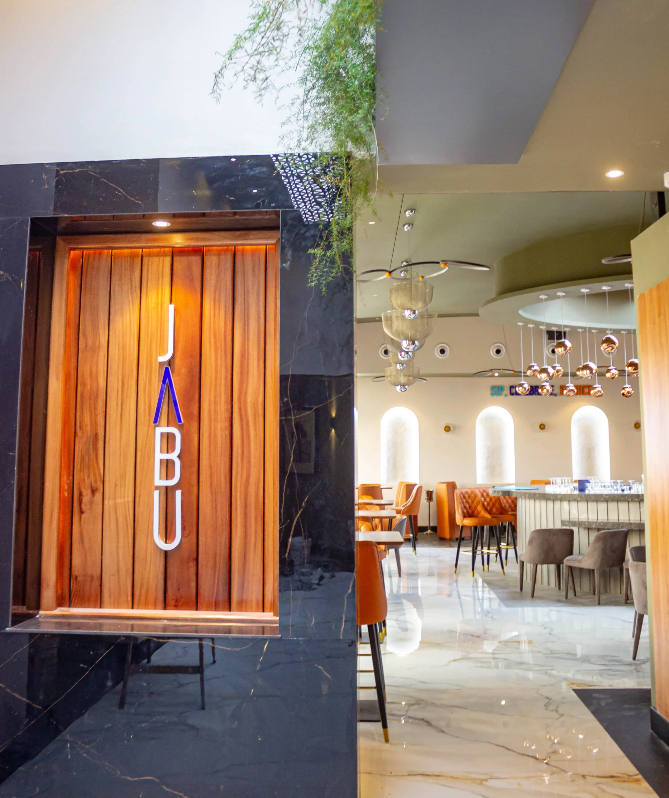 JABU Rooftop Bar, Thermoformed Caesarstone Coastal Grey, Somerset Westview, Nairobi photo 7