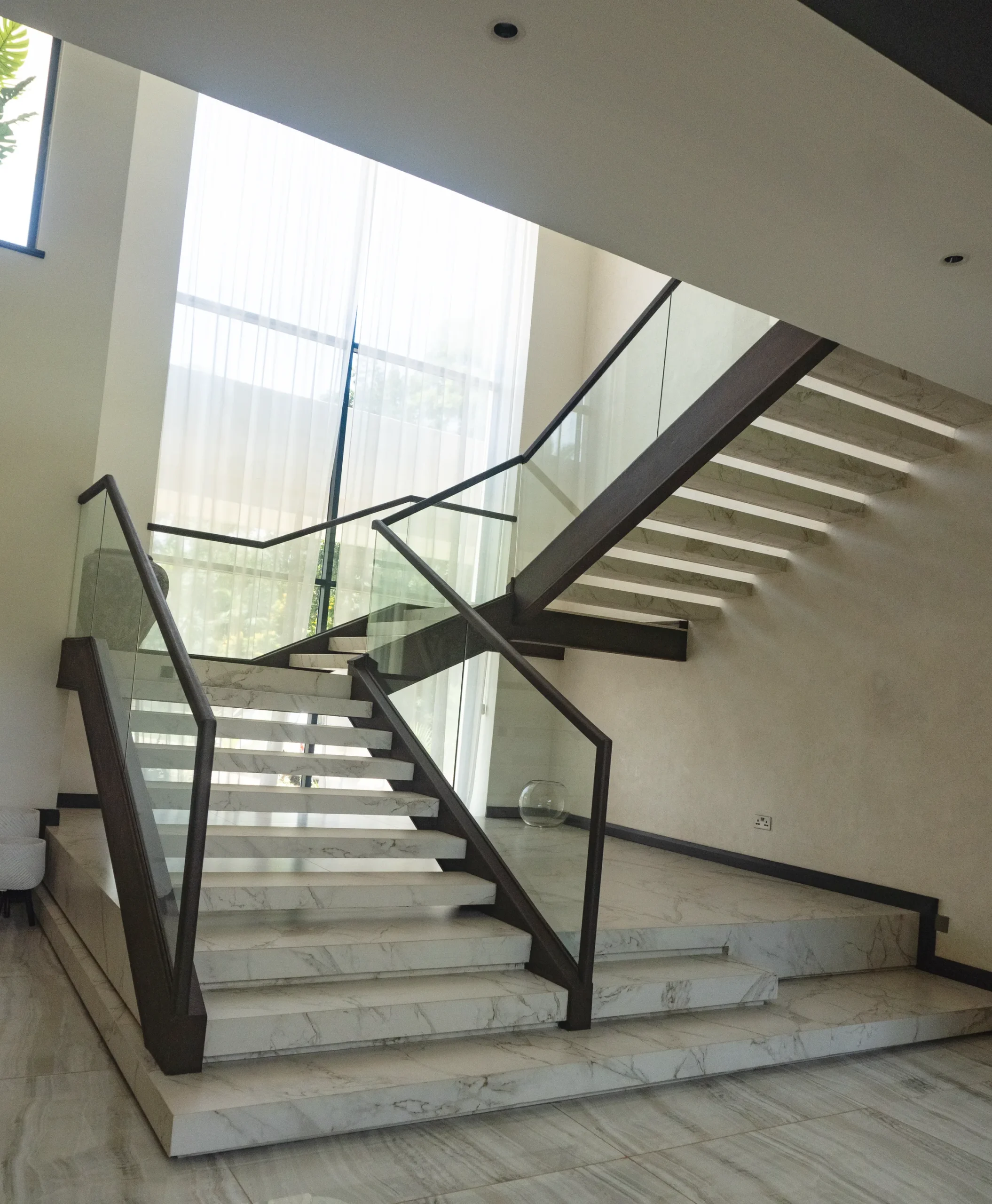 Custom Dekton Entzo Floating Staircase Fabrication, Nairobi photo 3