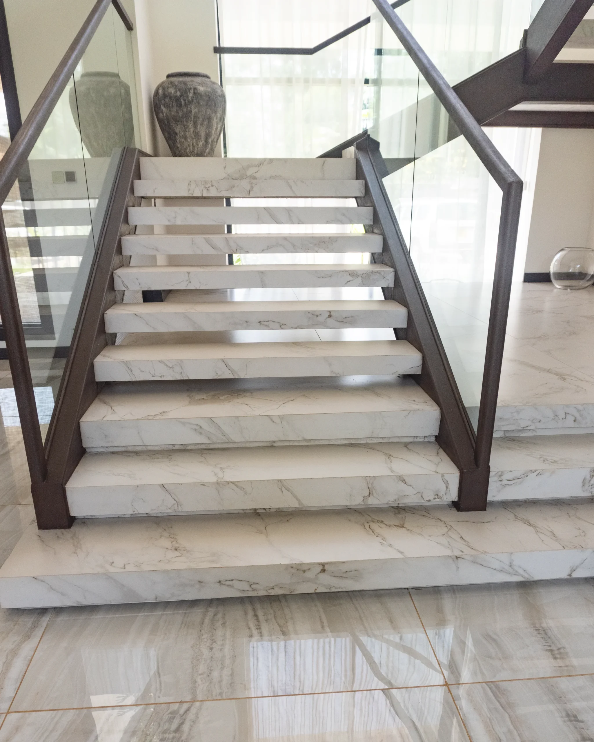 Custom Dekton Entzo Floating Staircase Fabrication, Nairobi photo 4