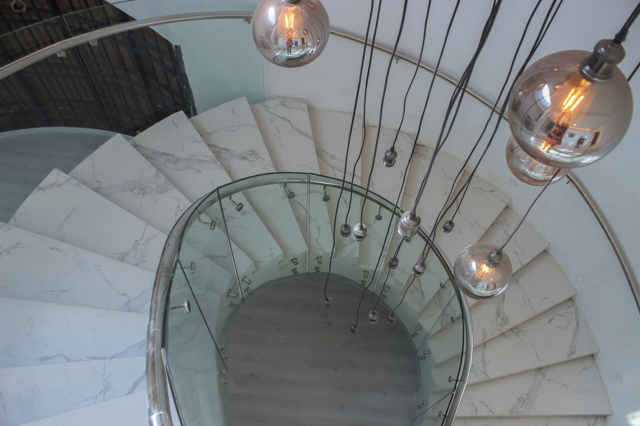 Custom Dekton Aura Spiral Staircase Fabrication, Thika