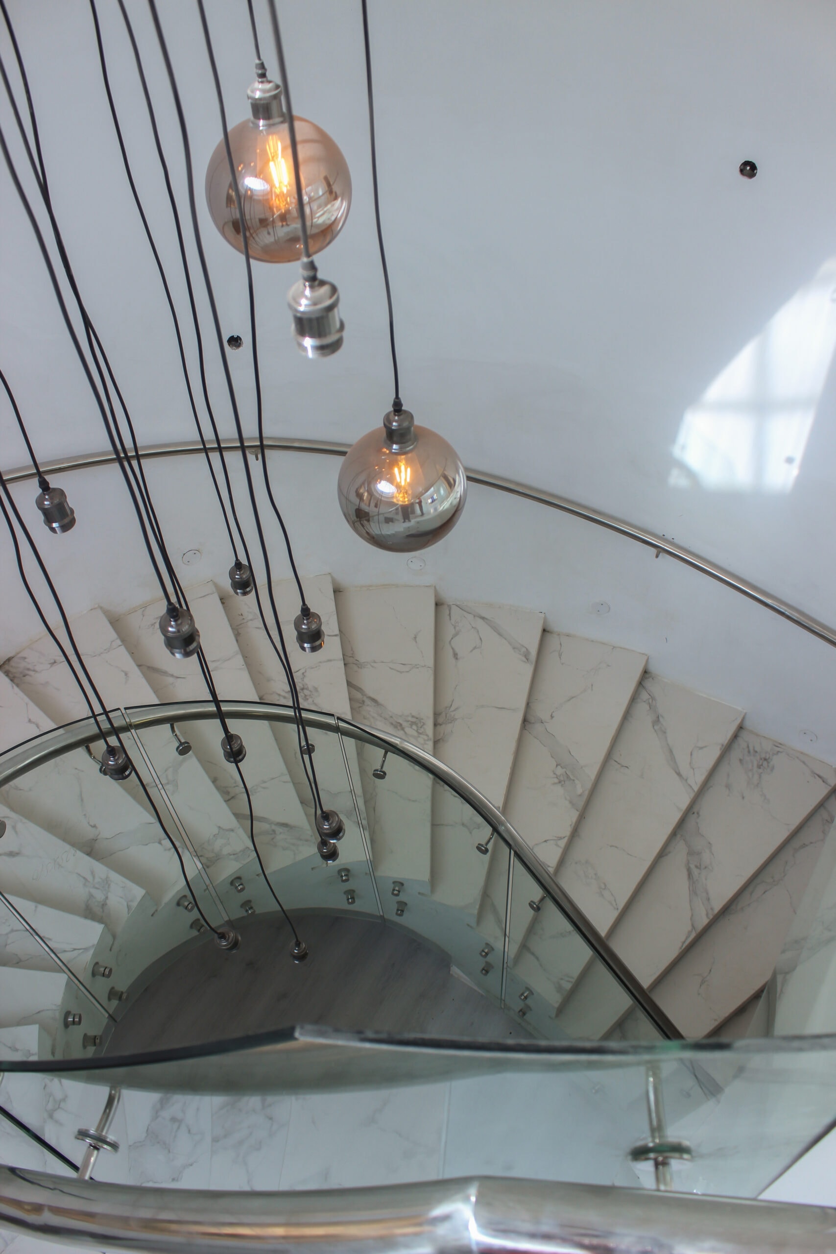 Custom Dekton Aura Spiral Staircase Fabrication, Thika photo 2