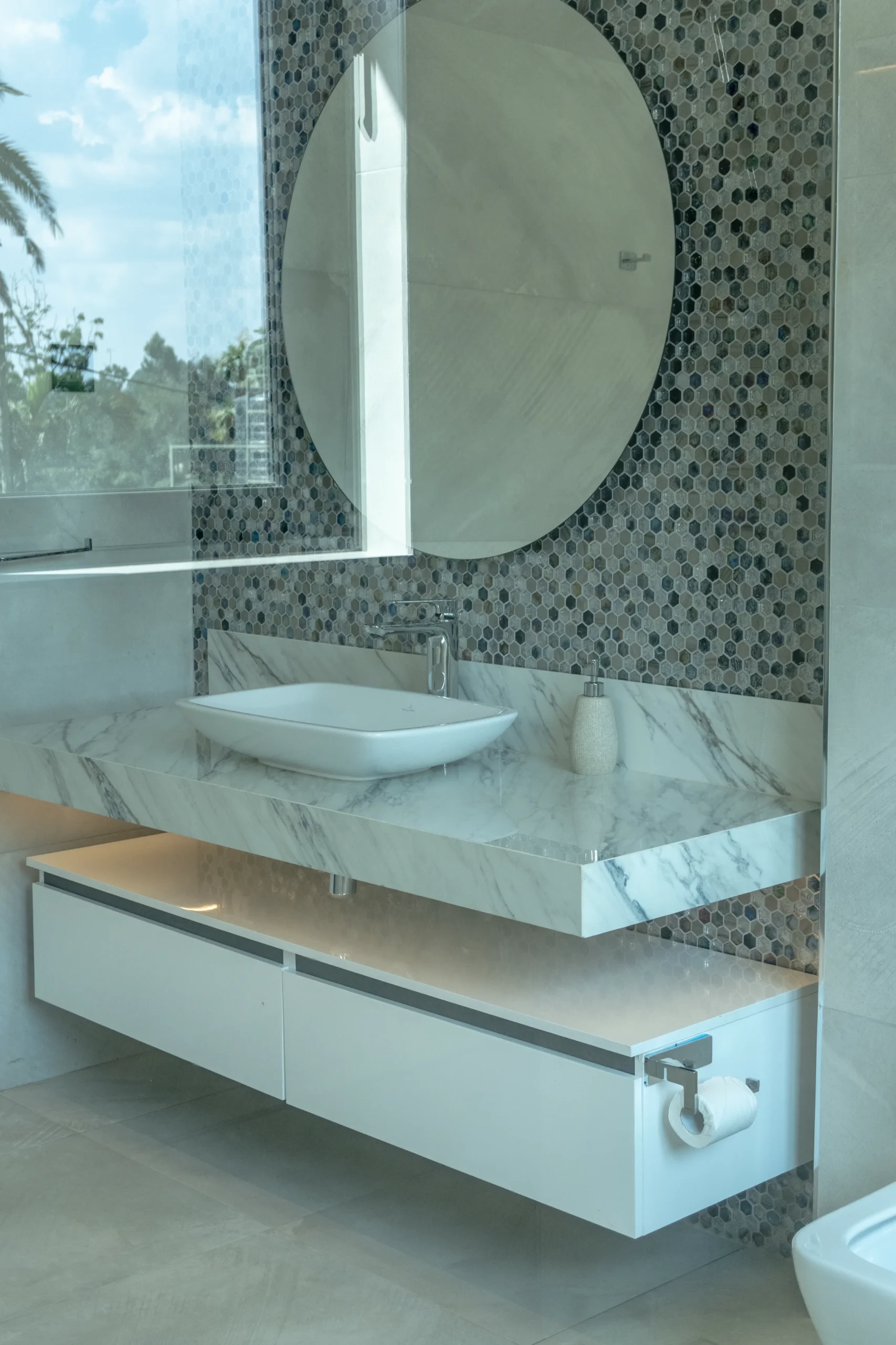 Custom Dekton Trance & Trilium Vanity Fabrication, Nairobi photo 5