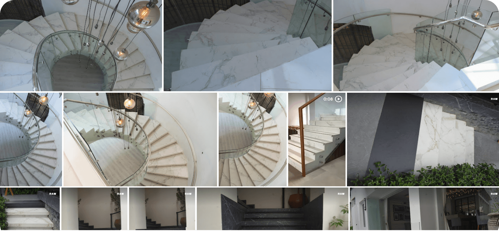 Stone staircase photo album preview