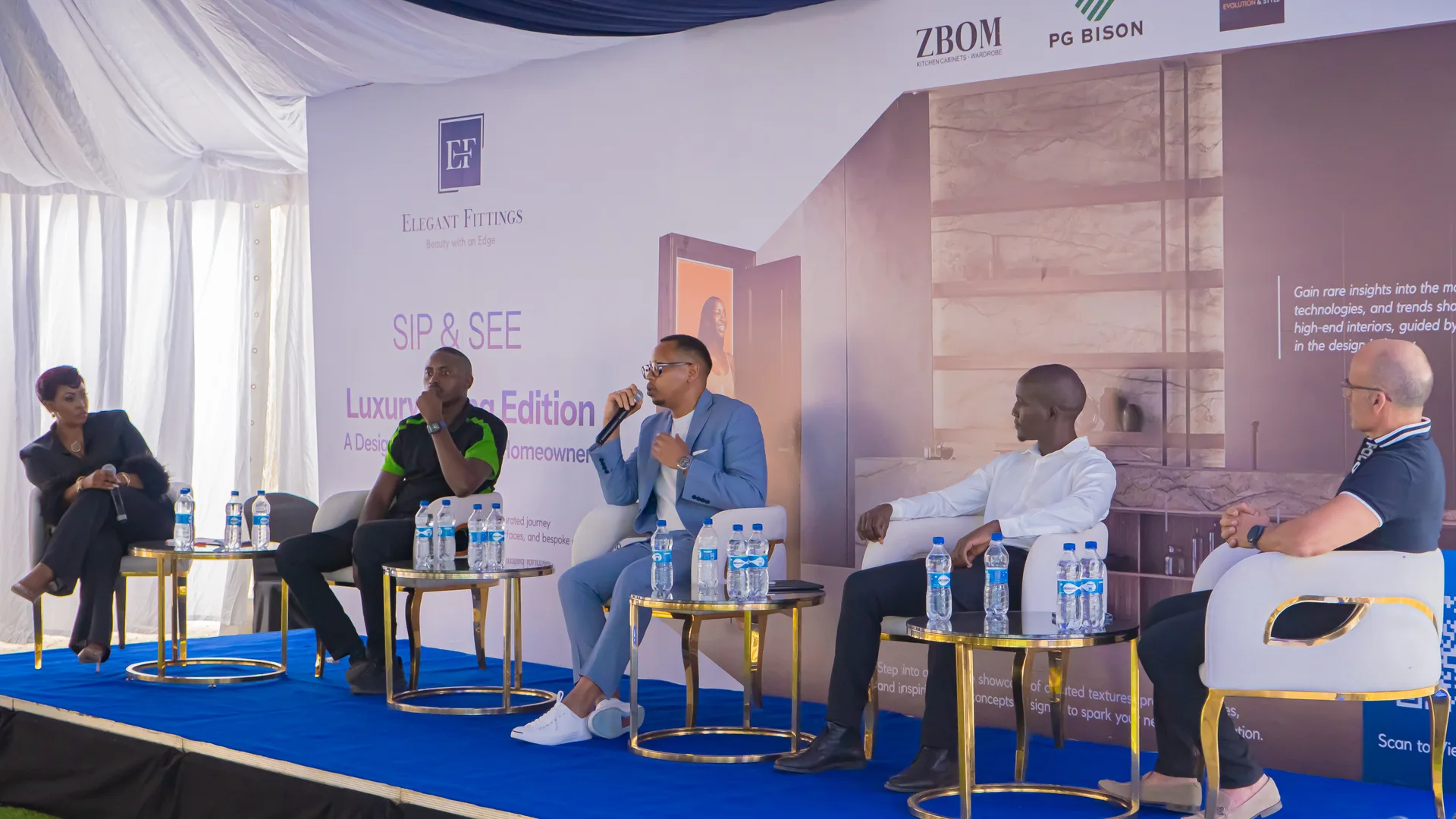Sip & See Luxury Stone Edition panel discussion at Elegant Fittings